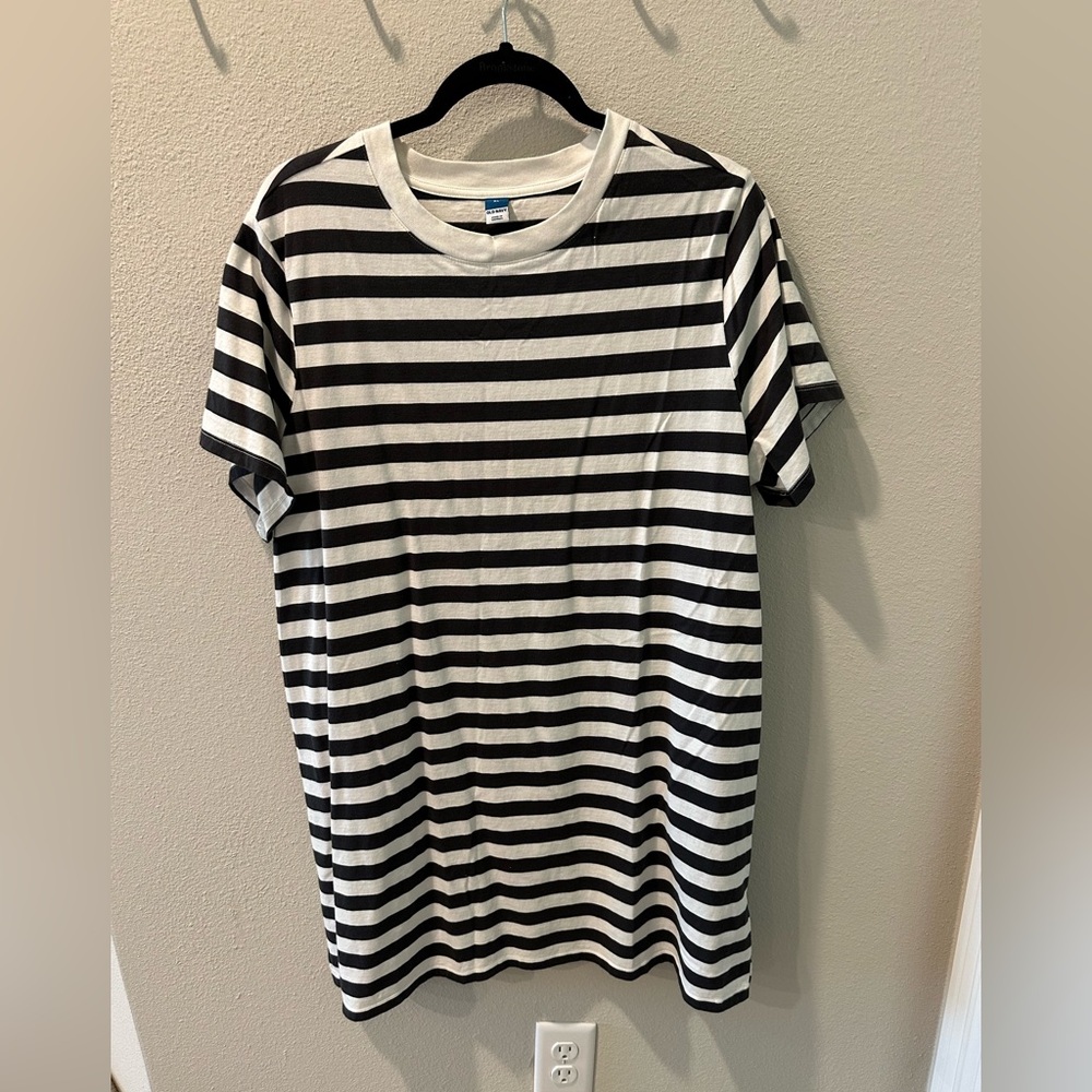 Old Navy Vintage Crew-Neck Mini T-Shirt Dress